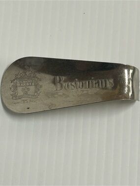 Bostonians  Shoe Horn Stainless Steel Vintage